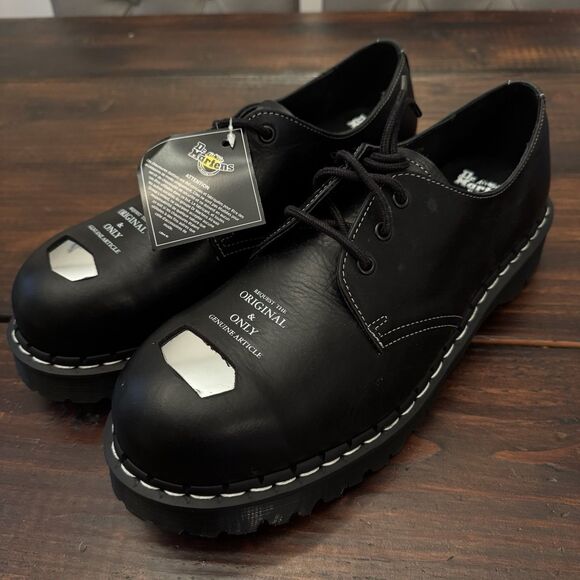 Dr Martens 1461 Bex Exposed Steel Toe Oxford Shoes - Picture 1 of 10